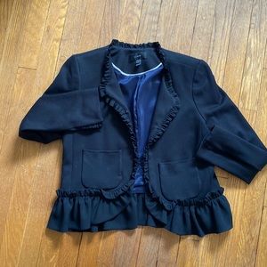 JCrew Womens black blazer - size 4